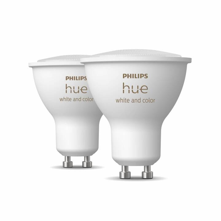 PHILIPS HUE Ampoule LED White & Color Ambiance (GU10, Bluetooth, 5.7 W)