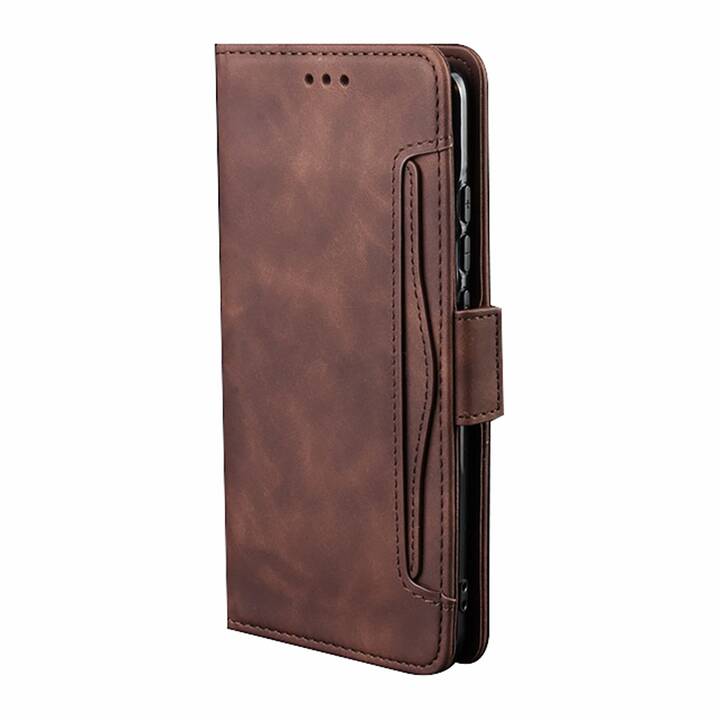 EG Mornrise Etui portefeuille pour Apple iPhone X XS 5.8" - Marron