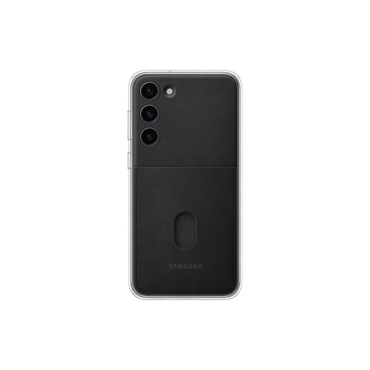 SAMSUNG Backcover Frame (Galaxy S23+, Transparent, Schwarz)