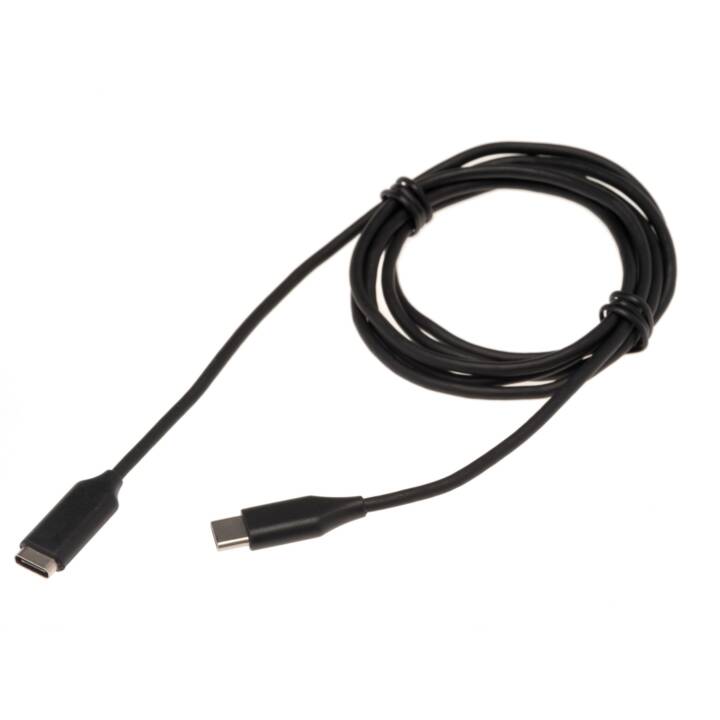 JABRA Câble de connexion (Noir, 1.2 m, USB de type C)