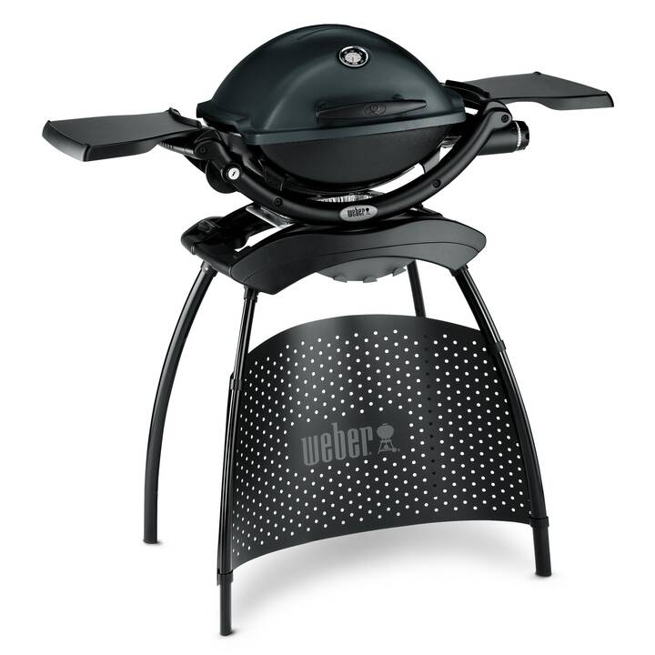 WEBER Q 1200 Stand Gasgrill (Schwarz)