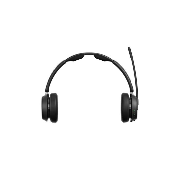 EPOS Office Headset IMPACT 1060T (On-Ear, Kabel und Kabellos, Schwarz)
