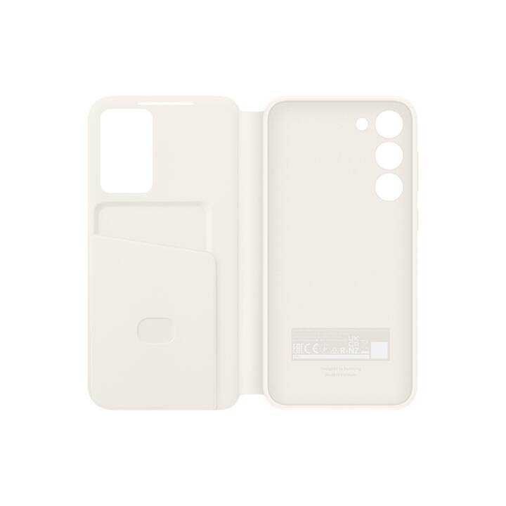 SAMSUNG Flipcover Smart View Wallet Case (Galaxy S23+, Creme)