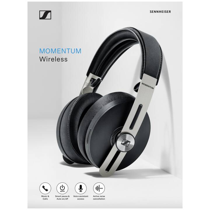 SENNHEISER Momentum 3 (Over-Ear, Bluetooth 5.0, Schwarz)