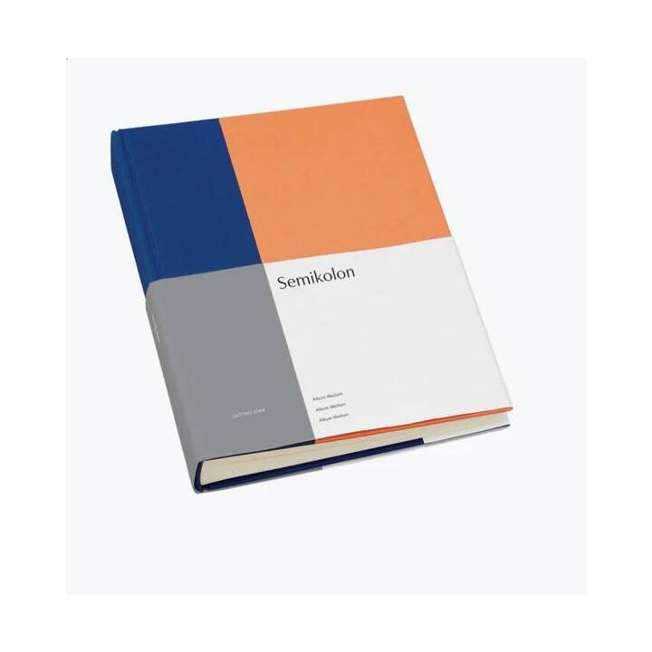SEMIKOLON Fotoalbum (Orange, Grau, Blau, Weiss)
