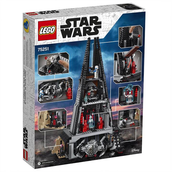 LEGO Star Wars Darth Vaders Festung (75251, seltenes Set)