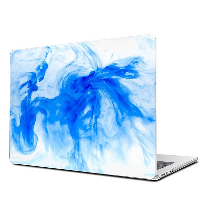 EG Coque rigide (MacBook Air 13" M3 2024, Abstrait, Bleu)