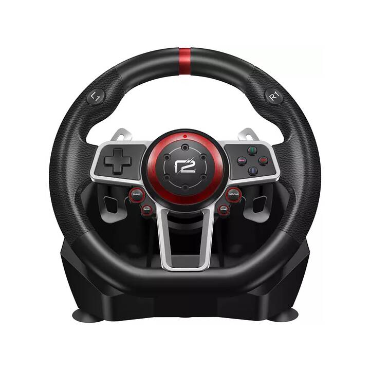 READY2GAMING Multi System Racing Wheel Pro Volant et pédales (Black)