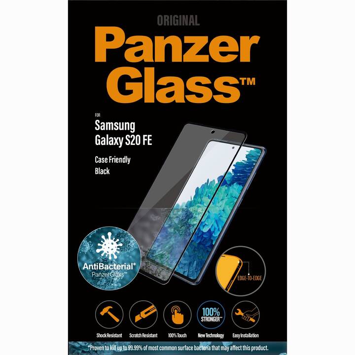 PANZERGLASS Verre de protection d'écran Friendly  (Clair, Galaxy S20 FE)