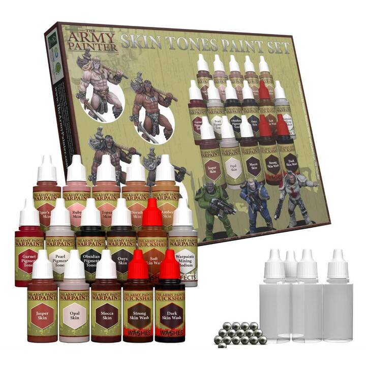 THE ARMY PAINTER Skin Tones Set de peinture (16 x 18 ml)