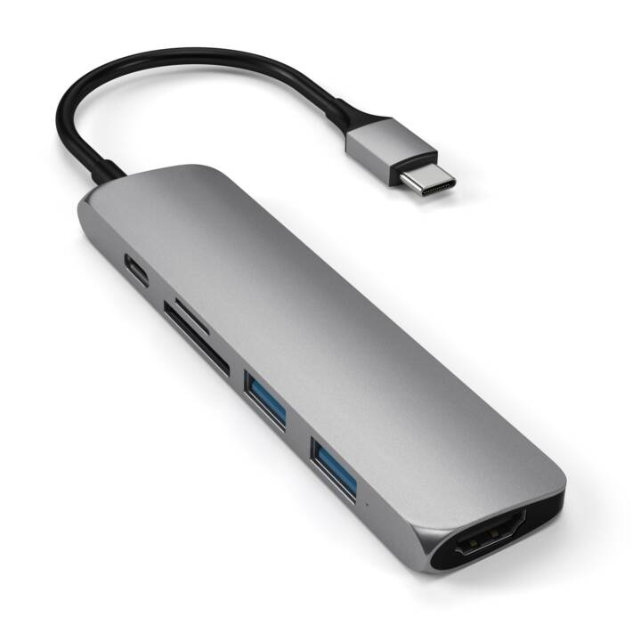 SATECHI USB-C SLIM (7 Ports, HDMI, USB Typ-A)