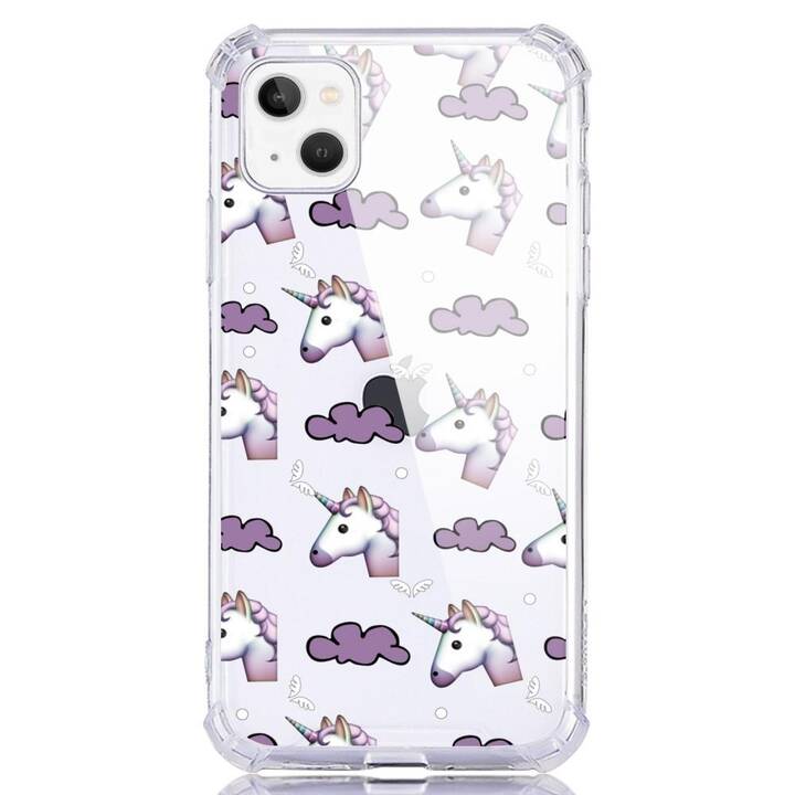 EG Backcover (iPhone 14 Plus,  Licorne, Transparent)