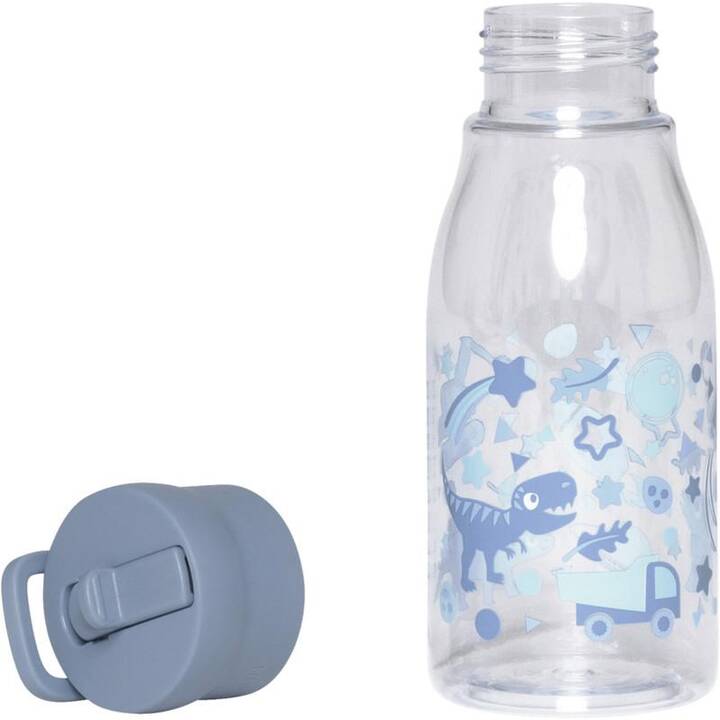 BECKMANN Trinkflasche (0.4 l, Transparent, Blau)