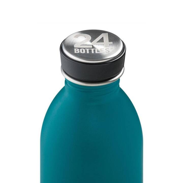 24BOTTLES Gourde Urban Atlantic Bay (0.5 l, Noir, Bleu, Turquoise, Petrol)