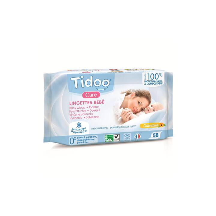 TIDOO Baby Feuchttücher (58 Stück)