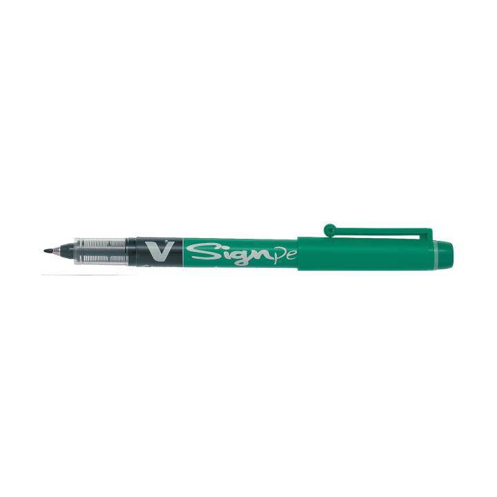PILOT PEN Rollerball pen V-Sign (Verde)
