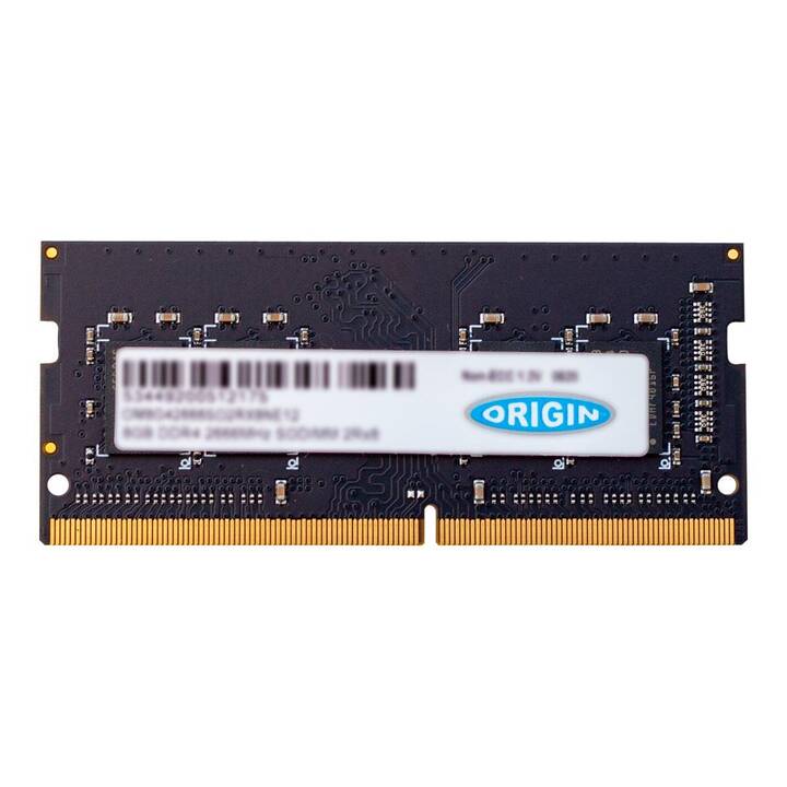 ORIGIN STORAGE OM8G42666SO2RX8NE12 (1 x 8 GB, DDR4 2666 MHz, SO-DIMM 260-Pin)