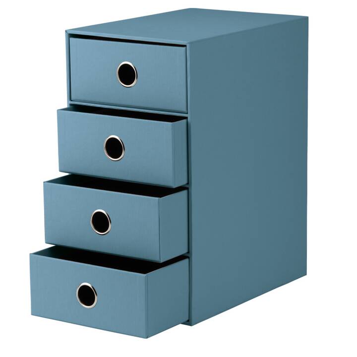 RÖSSLER PAPIER Büroschubladenbox (175 mm  x 17.5 cm  x 320 mm, Blau)