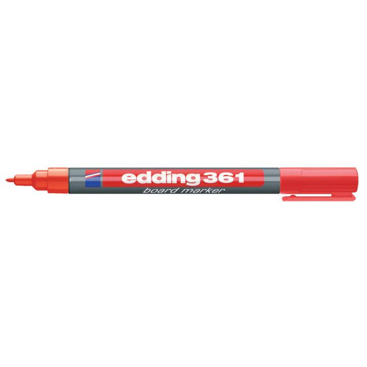 EDDING Marqueur pour tableaux blancs 361 (Multicolore, 4 pièce)