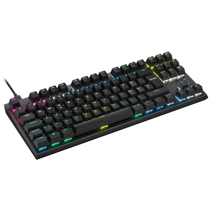 CORSAIR K60 PRO TKL RGB (USB, Schweiz, Kabel)