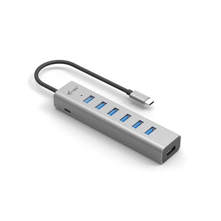 I-TEC Charging Metal Hub (7 Ports, USB Typ-C, USB Typ-A)