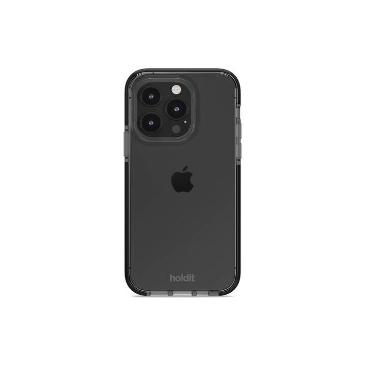 HOLDIT Backcover (iPhone 15 Pro, Noir)