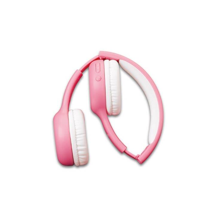 LENCO HPB-110 Cuffie per bambini (On-Ear, Bluetooth 5.0, Pink)