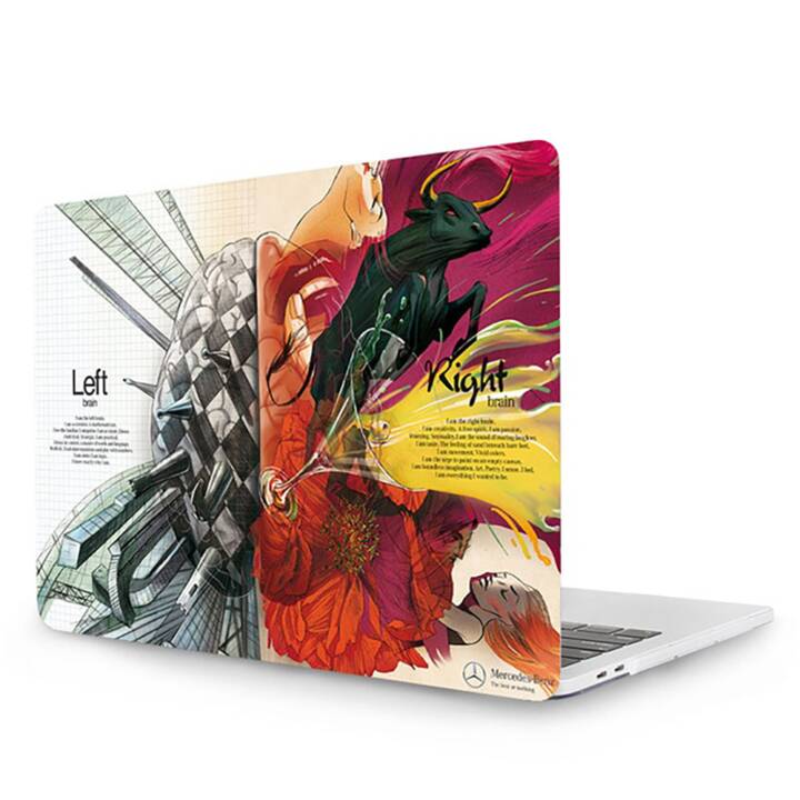 EG MTT Cover für MacBook Pro 13" Touch Bar - Gehirn