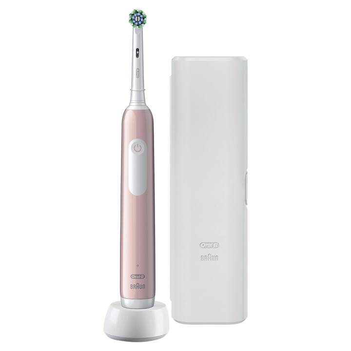 ORAL-B Pro 1 Cross Action (Weiss, Rosa)