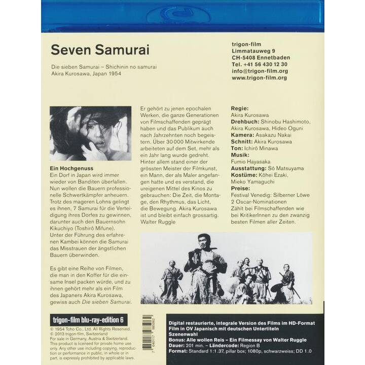 Seven Samurai - Die Sieben Samurai (DE, JA)