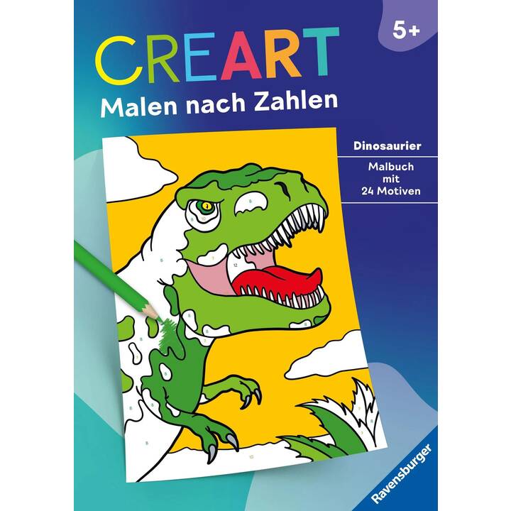 Malen Nach Zahlen Ab 5 Jahre – Lernbuch Mit 100 Motiven Für Kinder