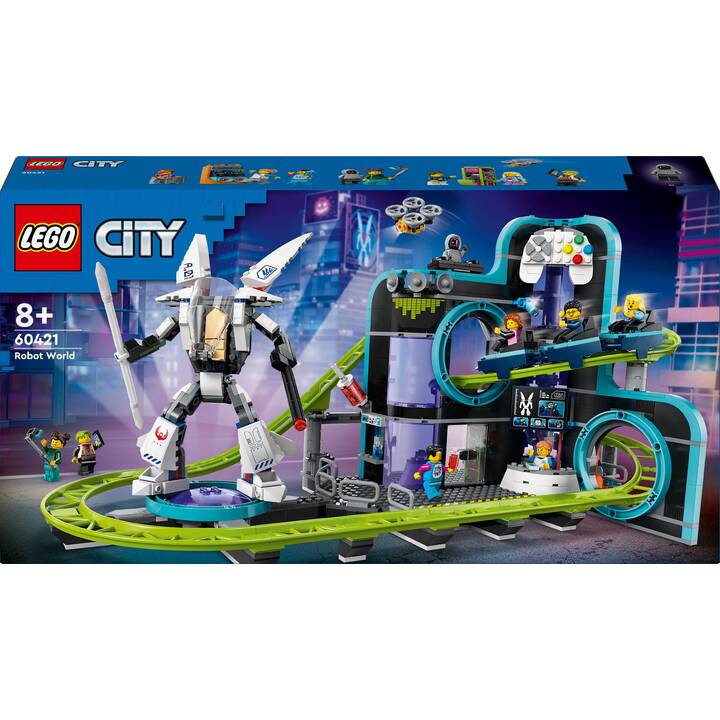 LEGO City Achterbahn mit Roboter-Mech (60421)