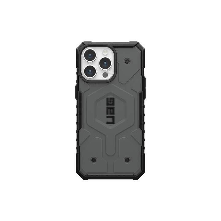 URBAN ARMOR GEAR Backcover Pathfinder (iPhone 15 Pro Max, Argent)
