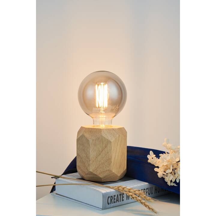 PAULEEN Lampe de table Woody Sparkle (Blanc)