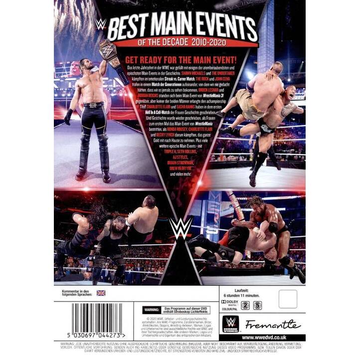 WWE - Best Main Events of the Decade: 2010-2020 (EN)