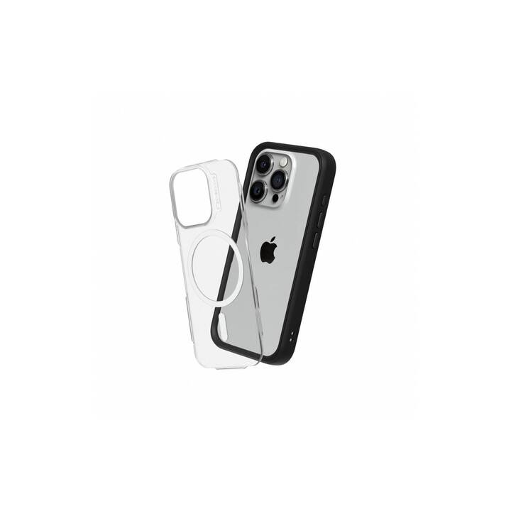 RHINOSHIELD Backcover MagSafe Mod NX (iPhone 15 Pro, Transparent, Noir)