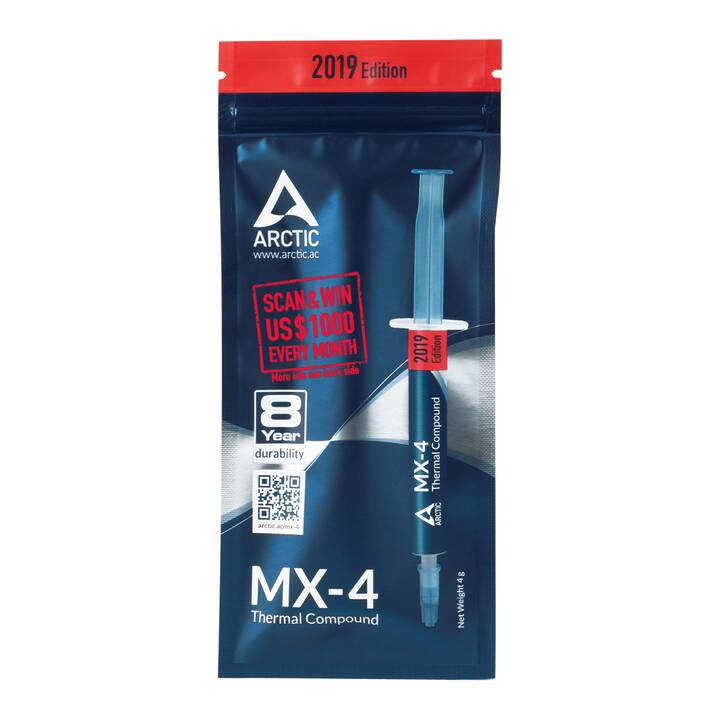 ARCTIC COOLING Pasta termoconduttiva MX-4 (4 g, 8.5 W/mK)
