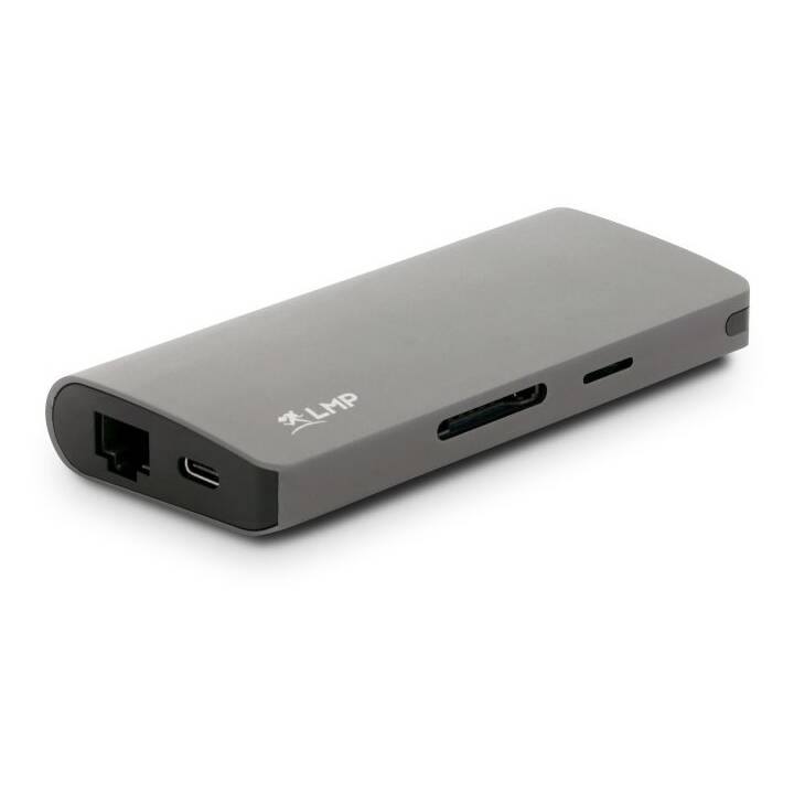 LMP Dockingstation (HDMI, Mini DisplayPort, VGA, USB 3.1 Typ-C, USB 3.1 Typ-A, Ethernet 10 Gbit, USB 3.0 Typ-A, USB 3.0 Typ-C, RJ-45 (LAN))