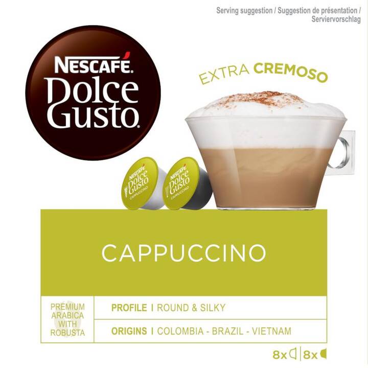 NESCAFÉ DOLCE GUSTO Kaffeekapseln Cappuccino (16 Stück)