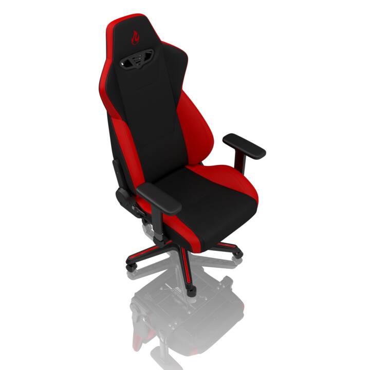 NITRO CONCEPTS Gaming Chaise S300 (Noir, Rouge)