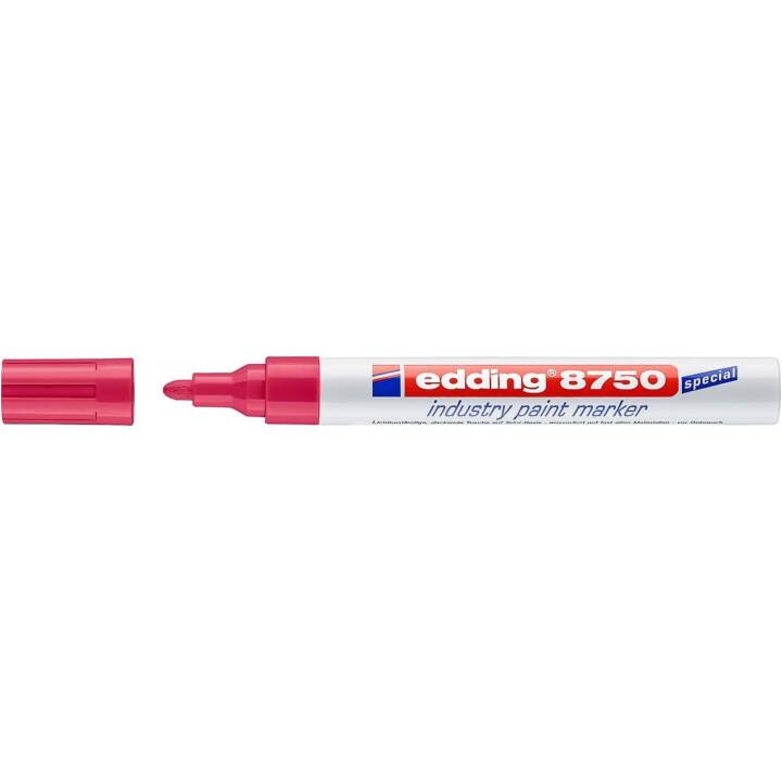 EDDING Industrie Marker 8750 Special (Rot, 1 Stück)