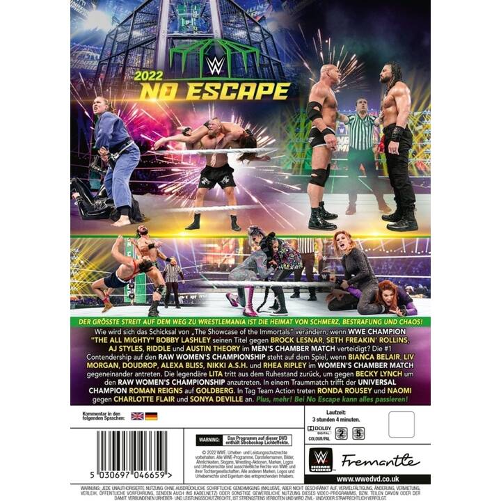 WWE: No Escape 2022 (EN, DE)