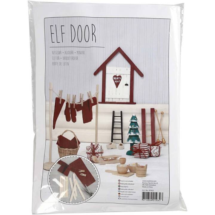 CREATIV COMPANY Set di bricolage Elf door (Legno)