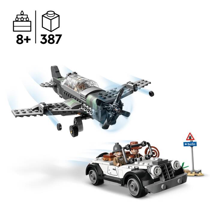 LEGO Indiana Jones L'inseguimento dell'aereo a elica (77012)