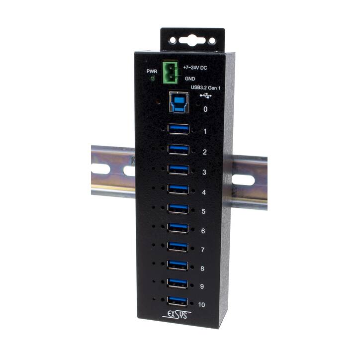 EXSYS EX-1510HMVS (10 Ports, USB Type-A)