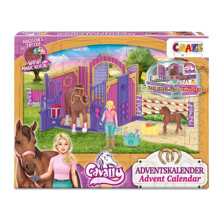CRAZE Cavally Calendario dell'avvento giocattolo