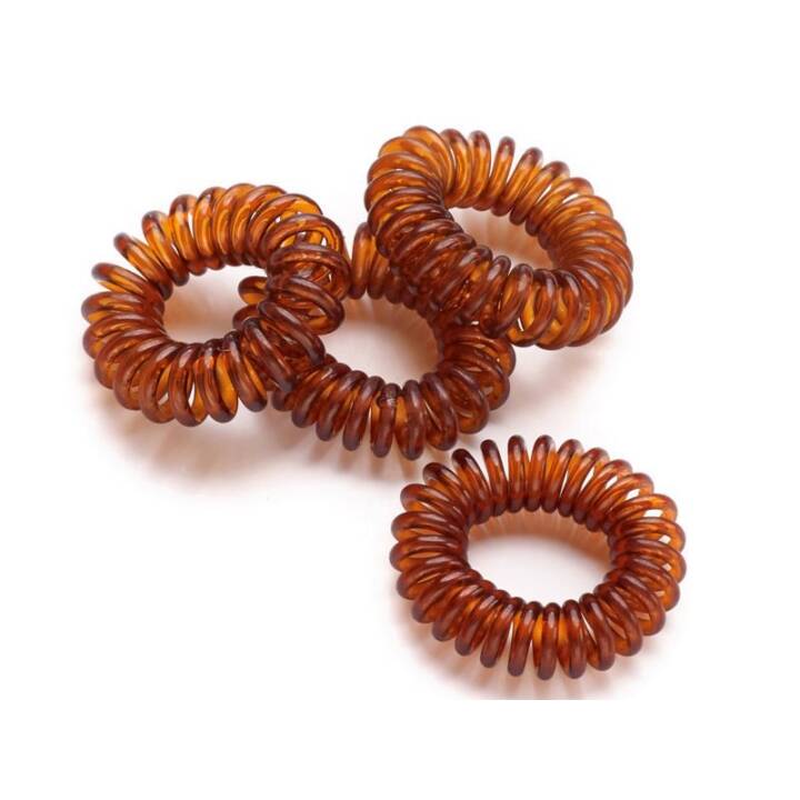 DAILYGO twister per capelli 3,5 cm 4 pezzi, marrone