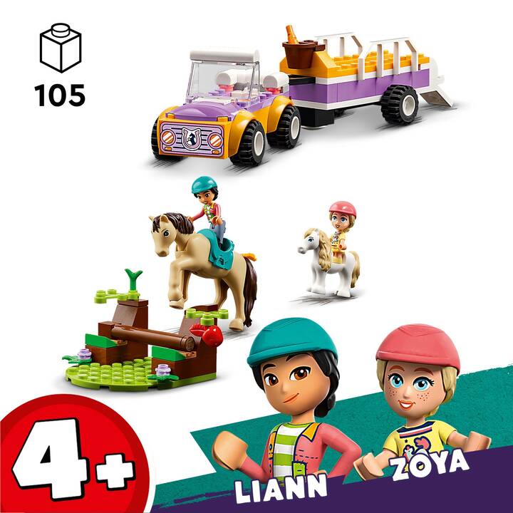 LEGO Friends Rimorchio con cavallo e pony (42634)