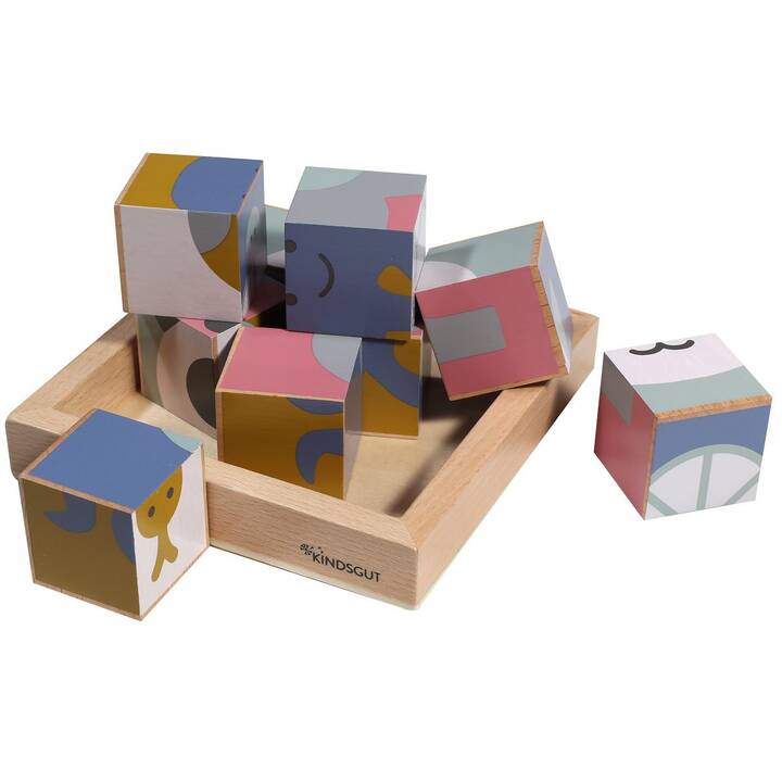 KINDSGUT Animaux Puzzle à cubes (9 pièce)