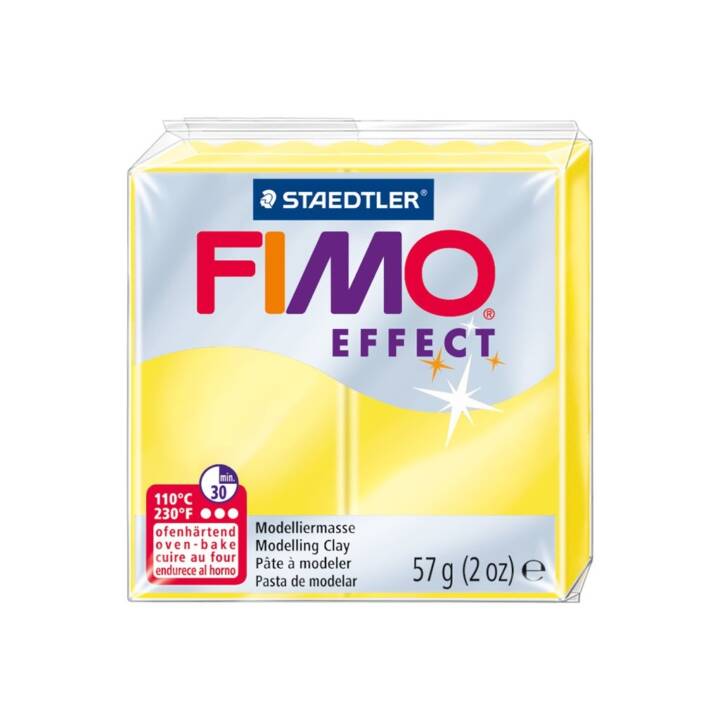FIMO Pâte à modeler Effect (57 g, Jaune)